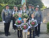 Das Königshaus um König Bernd Mangels freut sich auf ein spannendes Schützenfest.