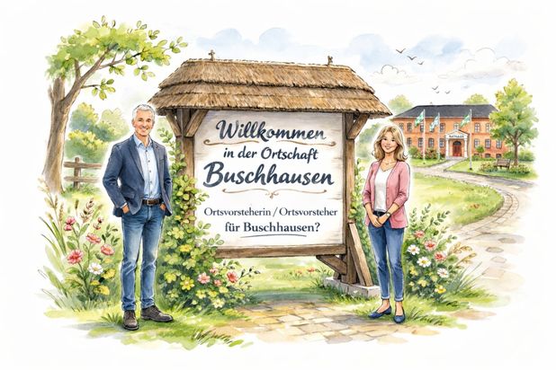 Orstvorsteherin / Ortsvorsteher für Buschhausen