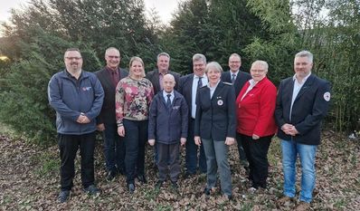 Die Anwesenden der Jahreshauptversammlung des DRK.