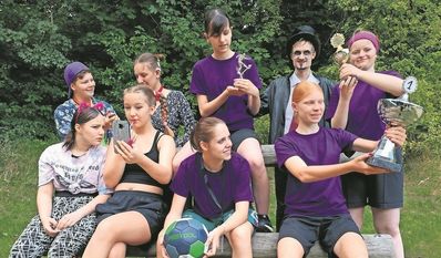 Sichtlich viel Spaß haben die Jugendlichen bei den Vorbereitungswochen für die kommende Saison.