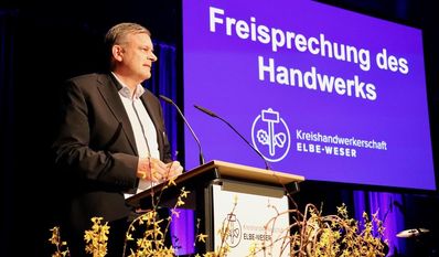 Hielt die Festansprache: Matthias Steffen, Hauptgeschäftsführer der Handwerkskammer Braunschweig-Lüneburg-Stade.