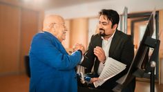 Giora Feidman (links) und Majid Montazer wollen ihr Publikum zum Nachdenken anregen.