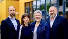Von links: Fabian Schweigel, Julia Odermatt, Jutta Rühlemann und Torsten Haß treten auf den vordersten Listenplätzen im Wahlbereich 2 für den Stadtrat an.