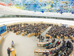 Hier decken sich Autokratien und Diktaturen gegenseitig: im UN-Menschenrechtsrat, dem UNHRC.