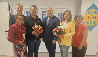 Der neue Vorstand stärkt Torsten Haß beim Wahlkampf den Rücken.