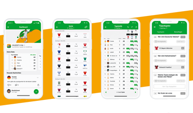 Das Anzeiger-Bundesliga-Tippspiel bietet zusätzliche Plattform: Ab sofort kann auch auf der „Halbzeit“-App getippt werden. Foto: halbzeit.app