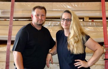 Manfred und Dana Winkler sind auch im Job ein gutes Team.