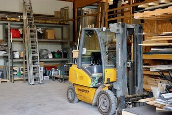 Der Fuhrpark umfasst viele verschiedene Geräte.