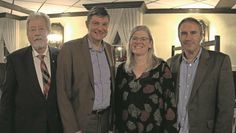 Tauschten sich aus (v. li.): Hermann Oerding (stellv. Vorsitzender), Superintendent Carsten Stock, Mechthild Stürcke und Vorsitzender Werner Oerding.