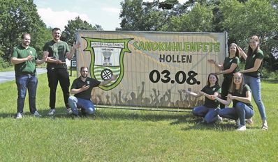 Die Landjugend „Hollner Halbstarken“ freut sich auf viele Gäste zum Feldabend und anschließender Sandkuhlenfete.