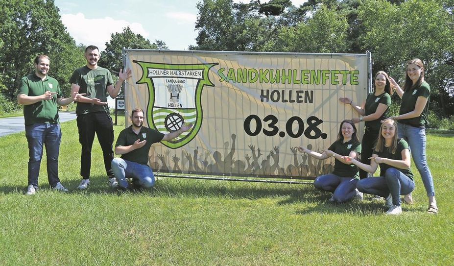 Die Landjugend „Hollner Halbstarken“ freut sich auf viele Gäste zum Feldabend und anschließender Sandkuhlenfete.