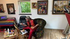 Danny Janke in seinem Atelier.