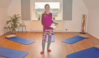 Katja Poppe in ihrem SeelenSport-Raum in der Bremervörder Brunsburg