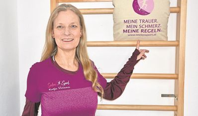 Katja Poppe in ihrem SeelenSport®-Raum in der Bremervörder Brunsburg
