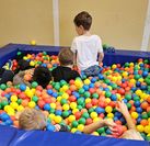 Das Bällebad war für viele Kinder das Highlight.