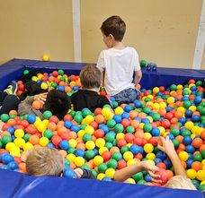 Das Bällebad war für viele Kinder das Highlight.