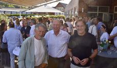 (v. l.) Marco Tulodetzki, Heino Engelke und Boris Thomas organisierten abermals ein schönes Sommerfest für den Bremervörder Wirtschaftsgilde e. V.