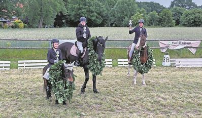 Die neuen Reiter-Königinnen.
