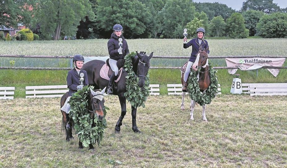 Die neuen Reiter-Königinnen.