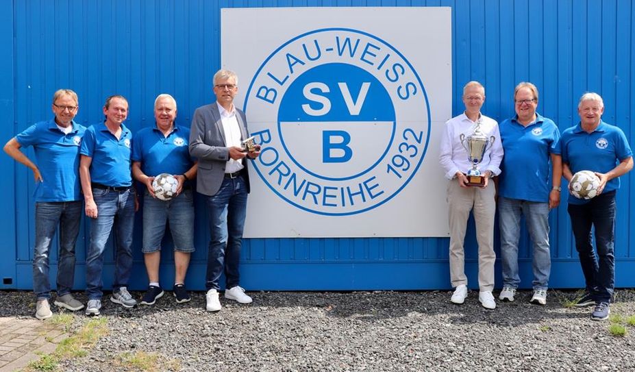 Sponsoren und Organisationsteam: Uwe Böttjer, Ralf Brase, Rolf Tietjen, Ralf Puckhaber, Dirk Schmolke, Jan Böttjer und Heiko Schmonsees.