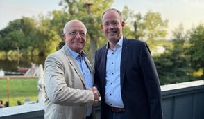 Der ehemalige Präsident Tönjes Itgen und sein Nachfolger Jan Mackenberg.