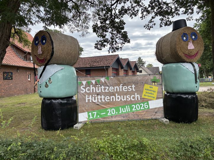 Das aktuelle Königshaus freut sich auf ein hoffentlich erfolgreiches Schützenfest.