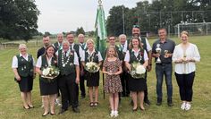 Das aktuelle Königshaus freut sich auf ein hoffentlich erfolgreiches Schützenfest.
