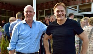 Der 1. Vorsitzende Boris Thomas (rechts) und der zukünftige Projektmanager Heino Engelke organisierten das Fest.
