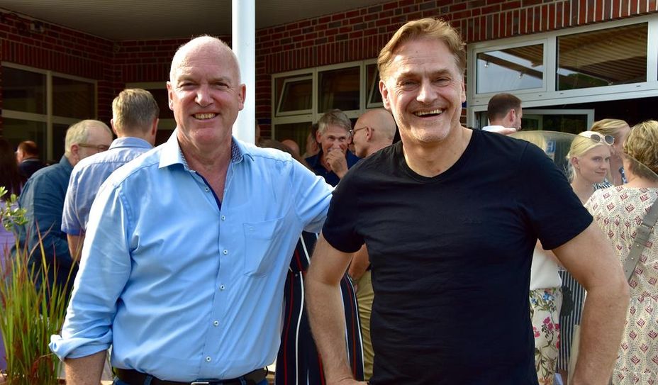 Der 1. Vorsitzende Boris Thomas (rechts) und der zukünftige Projektmanager Heino Engelke organisierte das Fest.