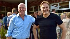 Der 1. Vorsitzende Boris Thomas (rechts) und der zukünftige Projektmanager Heino Engelke organisierten das Fest.