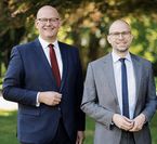 (v. l.) Die CDU-Bundestagsabgeordneten Dr. Marco Mohrmann und Eike Holsten informieren zur Endlagersuche im Landkreis.