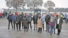 Die Wettpaten brachten 1.200 Kilo auf die große Waage auf dem Gelände der RAISA in Gnarrenburg. Nicht genug, um die Wette gegen die Bürger:innen zu gewinnen.