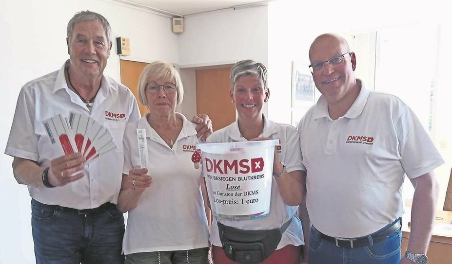 Eine Stammzellenspende kann Leben retten, das wissen besonders Gerd Holzhauer (links) und sein Team.