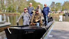 Freuen sich, dass es wieder losgeht: Klaus Feldmann, Carsten Platz, Matthias Mahnke,Heiner Köhnken  und Ulf Frantzke von den Adolphsdorfern Torfschiffern.