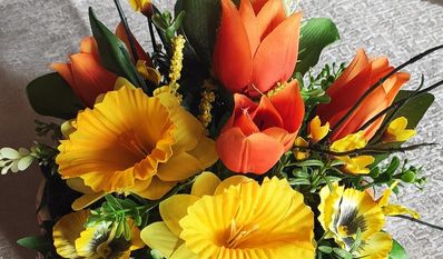 Bunte Gestecke, Handarbeiten, Cremes und vieles mehr erwartet die Gäste des Gasthof Wrieden am kommenden Wochenende.