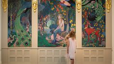 Vogelers „Melusine“, ausgestellt im Barkenhoff, ist ein faszinierendes Wimmelbild.