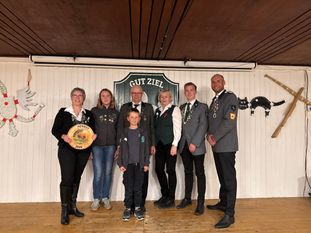 Foto der Sieger des Herbstschießens