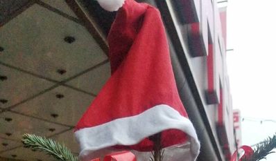 Beim Weihnachtsmützensonntag dürfen die Weihnachtsmützen natürlich nicht fehlen.