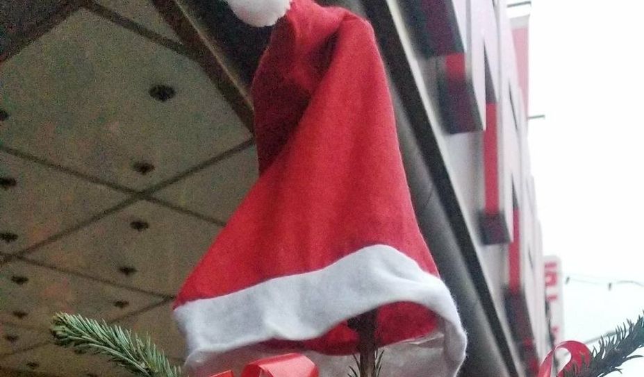 Beim Weihnachtsmützensonntag dürfen die Weihnachtsmützen natürlich nicht fehlen.