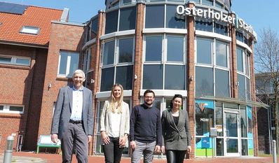 Gehen von vollem Erfolg aus: Torsten Rohde, Berenice Scharf, Marcel Konoppa und Susanne Stelljes (v.l.)