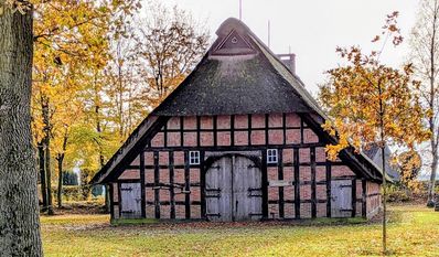 Frelsdorf ist bekannt für das Heimathaus auf dem Freilichtmuseum.