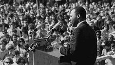 Er hatte einen Traum, der nach wie vor seiner Verwirklichung harrt: Martin Luther King Jr. auf dem St. Paul Campus der University of Minnesota.