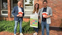 (v. l.) Das gut angenommene Angebot zeigt Michael Hannebacher, Isabel Otto und Rebecca Lehr, wie wichtig die Arbeit ist.