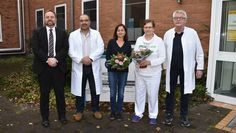 V.l.n.r.: Geschäftsführer Rainer Röhrs, Ärztlicher Leiter Dr. med. Abdel Salam Ihklawi, Dr. med. Susanne Kutscher, Gudrun Rabe und Dr. med. Michael Ecker.