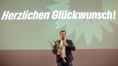 Kim Fürwentsches wurde von den Grünen offiziell zum Kandidaten für die Landratswahl bestimmt.