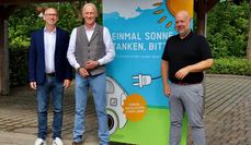 Aufsichtsratsvorsitzender Tim Jesgarzewski, Geschäftsführer Christian Meyer-Hammerström und der kaufmännische Leiter Florian Dietrich.