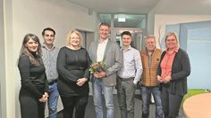 Das Vorstandsteam des Wirtschaftstreffs sucht einen Nachfolger für den ersten Vorsitzenden Bastian Grimm (Mitte). Foto: eb