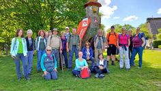 Wanderer besuchten Willy Wandervogel in Bremervörde.