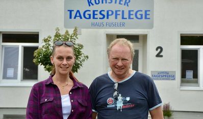 Daniela Helmke und Betreiber Wilfried Fuseler freuen sich auf weitere Tagesgäste