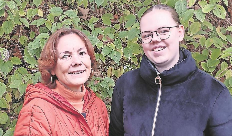 Maria Blondeau (links) und Katharina Weinlich unterstützen die Lilienthaler Grünen bei den Anliegen.